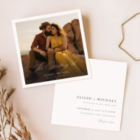 Carré photo minimaliste Boho Chic Mariage