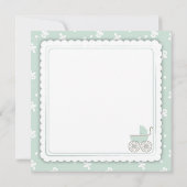 Invitation Carré Sweet One Card (Dos)