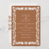 Invitation Carreau de Talavera Clay Fiesta espagnole Enregist (Devant / Derrière)