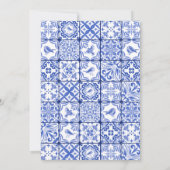 Invitation Carreaux d'Amalfi Lemon Méditerranéen Brunch de Ma (Dos)