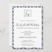 INVITATION CARRELAGE MAROCAIN BLEU COBALT VOTRE ATELIER DE LO (Devant)