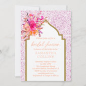 Invitation Carrelage méditerranéen chic Lilac Aquarelle Flora (Devant)