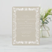 Invitation Carrelage Talavera beige Espagne Mariage Fiesta (Debout devant)