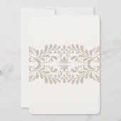 Invitation Carrelage Talavera beige Espagne Mariage Fiesta (Dos)