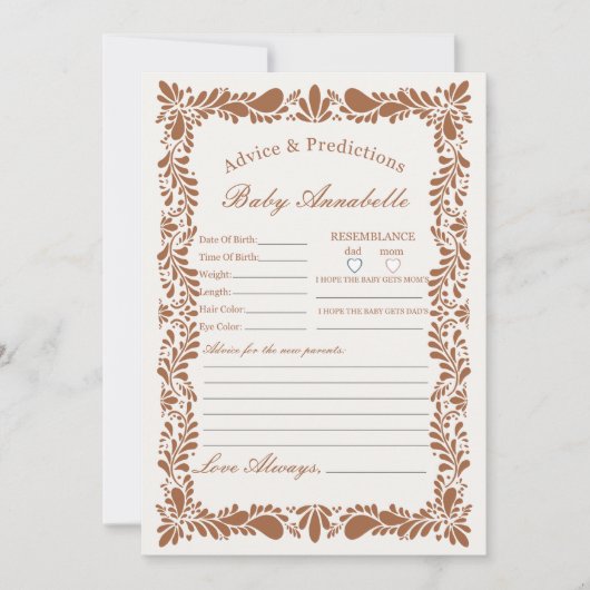 Invitation Carrelage Talavera Clay Conseils espagnols pour ca (Devant)