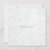 Invitation Carrosse Cendrillon Blanc et Argent (Dos)