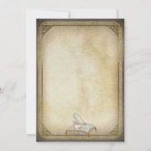Invitation Carrosse de Cendrillon et Pantoufle Sweet 16 Vinta (Dos)