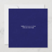 Invitation Carrosse Royal Bleu de Cendrillon Princ (Dos)