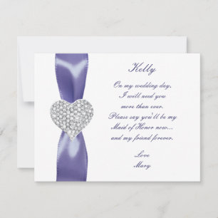 Invitation Carrosserie couleur bleu violet Carrosserie Maid O