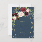 Invitation Carte-cadeau Geometric Fall Elegance (Devant)