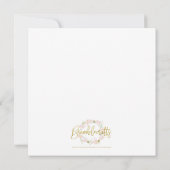Invitation Carte-cadeau Labrador Retriever (Dos)