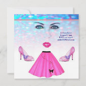 Invitation Carte d'Anniversaire (Dos)