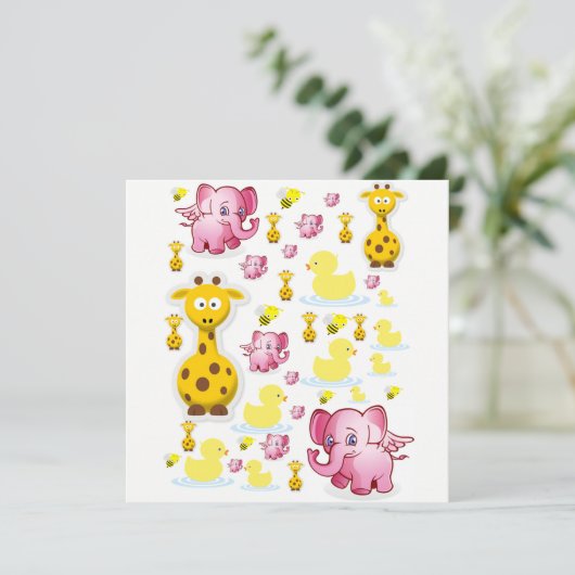 Invitation Carte d'anniversaire (Debout devant)