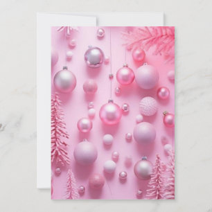 Invitation "Carte de vacances plate Winter Wonderland"