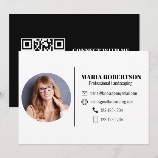 Invitation carte de visite (Devant / Derrière)