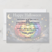Invitation 🎃🌈Carte Halloween LGBT (Dos)