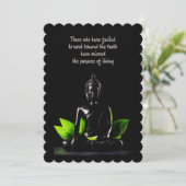 Invitation Carte/invitation de la citation 1 de Bouddha (Debout devant)
