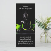 Invitation Carte/invitation de la citation 3 de Bouddha (Debout devant)