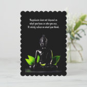 Invitation Carte/invitation de la citation 4 de Bouddha (Debout devant)