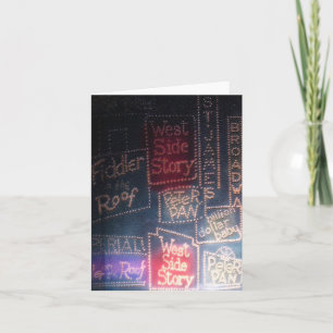 Invitation Carte/invitations de ~ de Broadway