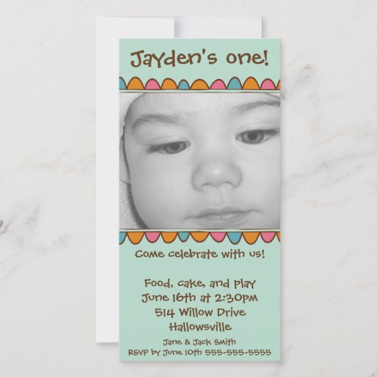 Invitation carte photo (Devant)