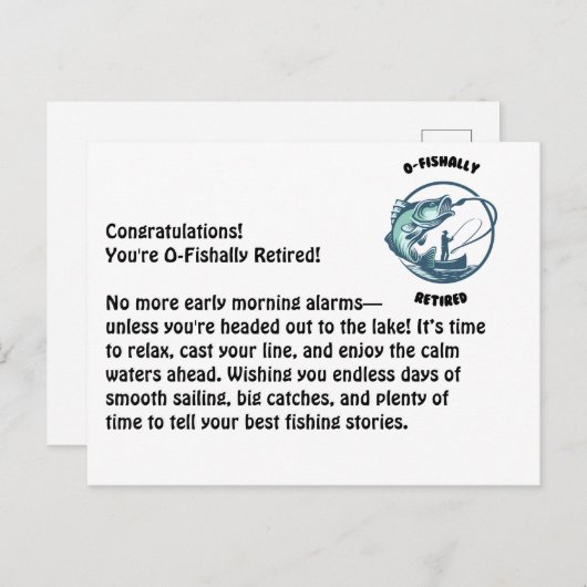 Invitation carte postale (Devant / Derrière)