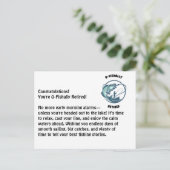 Invitation carte postale (Debout devant)