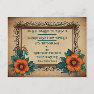 Invitation carte postale