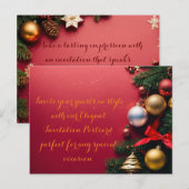 Invitation carte postale (Devant / Derrière)