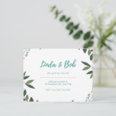 Invitation carte postale (Debout devant)