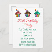 Invitation carte postale (Devant / Derrière)