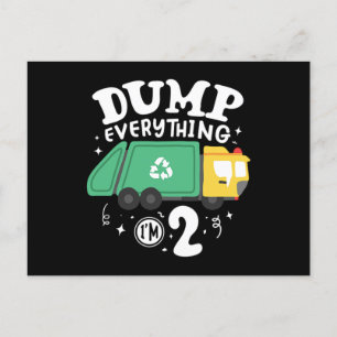 Invitation Carte Postale 04.Camion-poubelle pour un ventilateur de camion-p