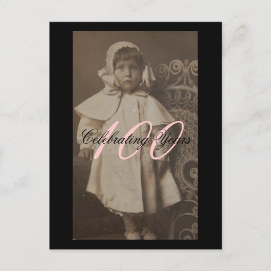 Invitation Carte Postale 100e anniversaire (Devant)