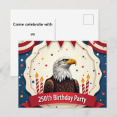 Invitation Carte Postale 250e anniversaire (Devant / Derrière)