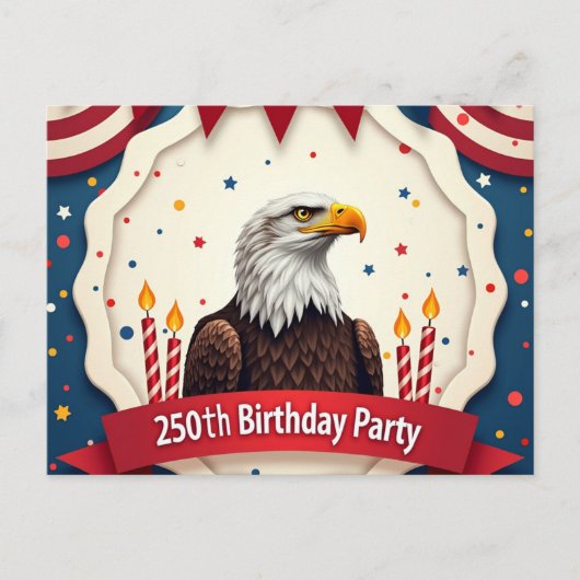 Invitation Carte Postale 250e anniversaire (Devant)