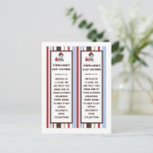 Invitation Carte Postale 2 marques de livre Nojo Fire Engine (Debout devant)