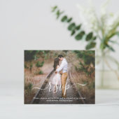 Invitation Carte Postale 2 Photo Mariage RSVP Repas Choix Chanson Demande (Debout devant)