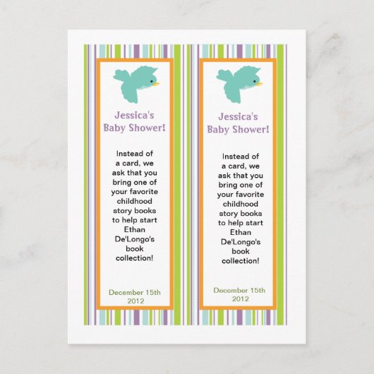 Invitation Carte Postale 2 Signet Furry Woodland Animaux (Devant)