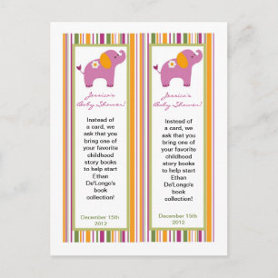 Invitation Carte Postale 2 Signet Sweet Safari