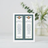 Invitation Carte Postale 2 Signets d'avion Vintages (Debout devant)