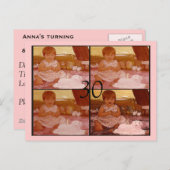 INVITATION CARTE POSTALE 30 (Devant / Derrière)