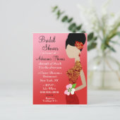 INVITATION CARTE POSTALE 311-INVITATION À LA DOUCHE DE PONTE ASIATIQUE (Debout devant)