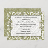 Invitation Carte Postale 311 Mousse Damas Emmy (Devant / Derrière)