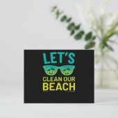 Invitation Carte Postale 48.Beach CleanUp Lets Clean Our Beach Surfer Style (Debout devant)