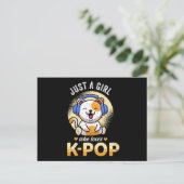 Invitation Carte Postale 48.Juste Une Fille Qui Aime KPop (Debout devant)