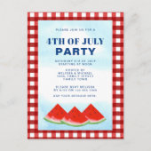 Invitation Carte Postale 4 juillet (Devant)