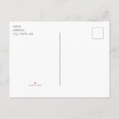 Invitation Carte Postale 50 & Fabuleux Birthday Tropical Enregistrer la dat (Dos)