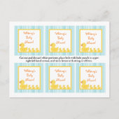 Invitation Carte Postale 6 Favoriser les étiquettes Boules en caoutchouc (Devant)