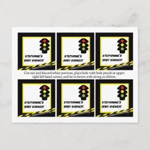 Invitation Carte Postale 6 Favoriser les étiquettes Construction