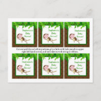 6 Favoriser Tags Singe Swing Jungle Safari Zoo Ani